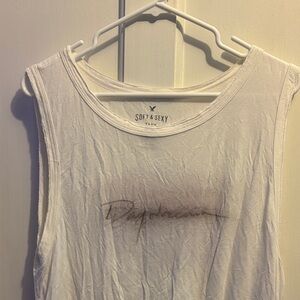American Eagle | Women’s L-XL Soft & Sexy White Tank Top